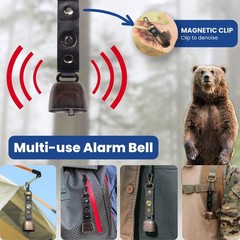 Bear Bag Hanging Kit – 10L Waterproof Bear Proof Food Storage Bag, 2 Straps,