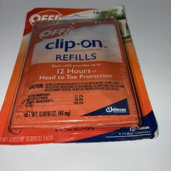OFF! Clip-On Mosquito Repellent Fan Circulated Kits Lot of 2 Plus 1 Refill 2010