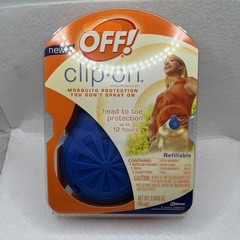Off! Clip-on Fan Circulated Mosquito Repellent w/ 1 Refill New