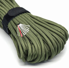 Survival Paracord Parachute Fire Cord Survival Ropes Red Tinder Cord PE Fishing