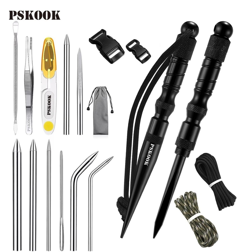 14/16 Pcs Update Marlinspike Paracord Needle Set Cord FID Knotter Tools