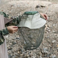 Anti-Mosquito Bug Bee Insect Head Net Hat Cap Sun Protection Fishing Hiking