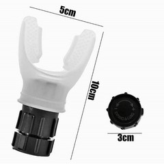 Breathing Trainer Exercise Lung Face Mouthpiece Respirator Fitness Equipment
