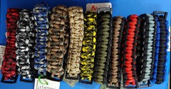 Pepperell Paracord Bracelet 550 ~ COLORS ~ Large – FAST US SHIPPER!