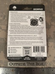 Emergency/Survival: GO Compass MICRO Orienteering w/Rotating Bezel, Sun Company