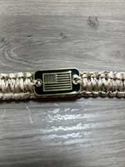 Bracelet American Flag Bronze Tactical Camouflage Survival Bracelet