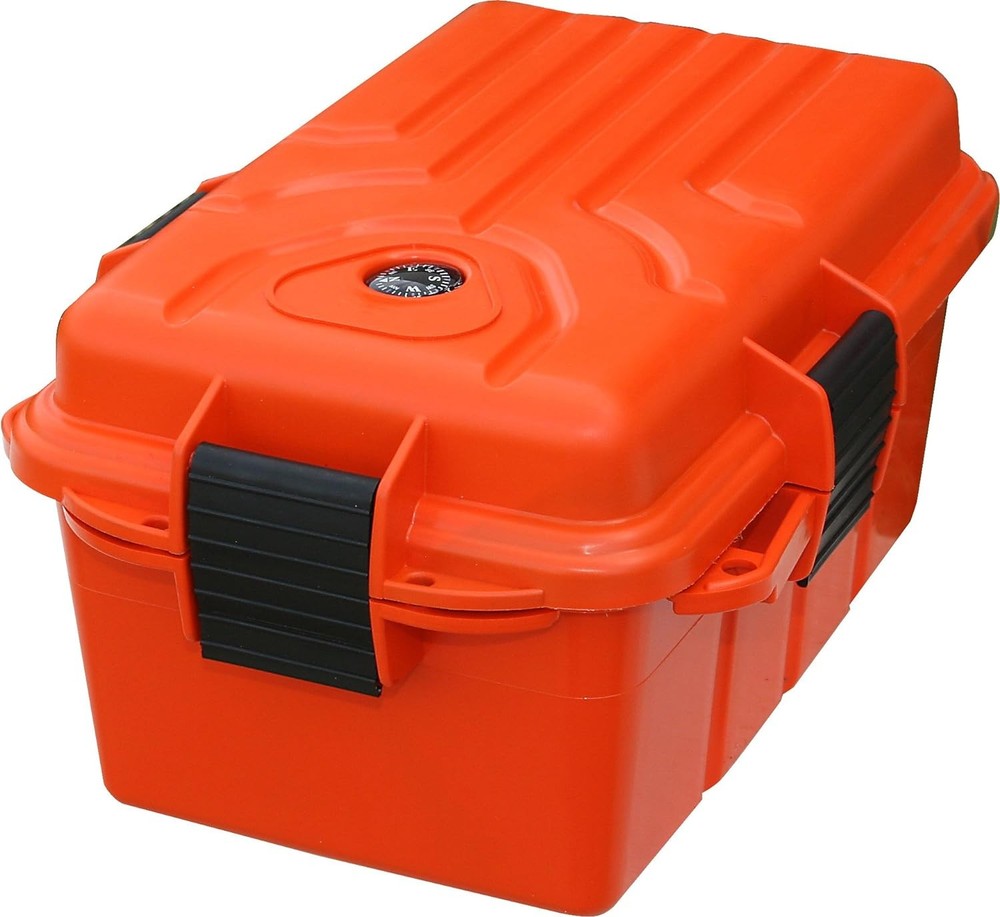 MTM Survivor Dry Box with O-Ring Seal (Orange, Large) Large, Orange