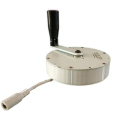 80W Low RPM DC Hand Crank Generator Outdoor Emergency Charging Lighting Foldable