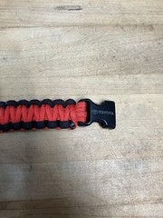 TOYOTA Paracord High Quality Survival Cord Bracelet Black And Red Outdoors