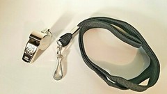 Referee Great Quality Metal Whistle with lanyard