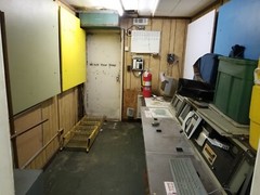 Construction prepper survival storage ham radio semi trailer generator a/c heat