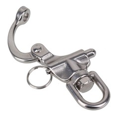 304 Stainless Steel Snap Shackle with Small Swivel Bail Marine Boat Hardware