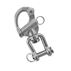Swivel Eye Snap Shackle Quick Release Rigging Sailboat Marine 316SS 2 PCS