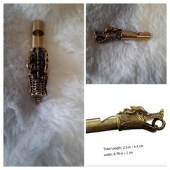 Unique Dragon Whistle Pendant Keychain ▪︎ Protection/Warning ▪︎ Animal Control