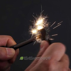 Ferro Rod Fire Starter Survival FireSteel w/lanyard &striker/scraper EDC-US Ship