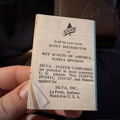 Silva Ranger Type 15T Compass w/ Leather Pouch Case Instruction Manual