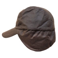 Hills Hats / The Game Oilskin Flap Cap / NWT / Made in New Zealand