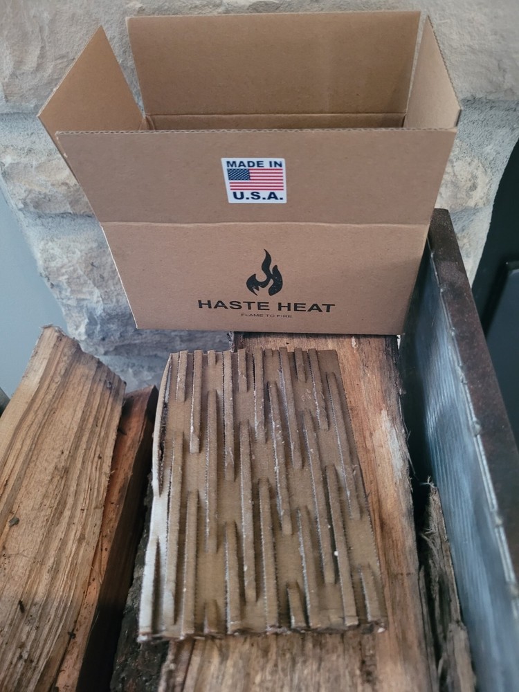 Haste Heat 100% Upcycled Recycled Camping Fire Starter Starters