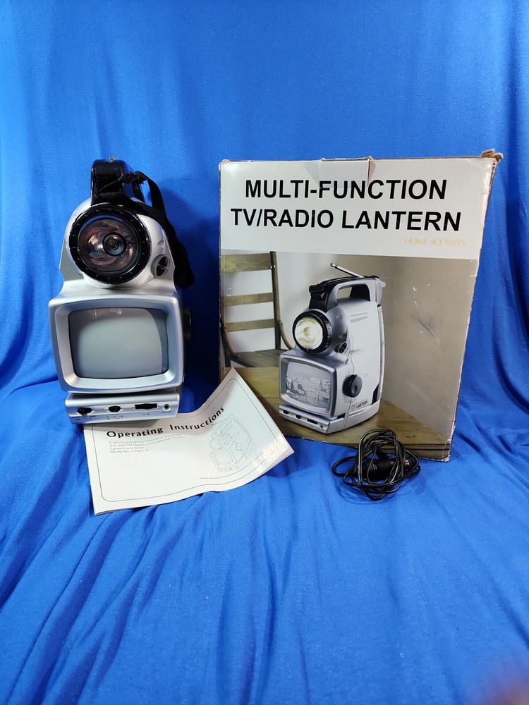 Multi-Function TV Radio Lantern Flashlight Siren Camping Survival Car Battery