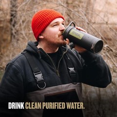 Grayl GeoPress Portable Water Purifier Bottle Outdoor Survival 24oz