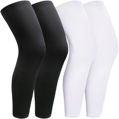 2 Pairs Leg Sleeves,Full Leg Compression Sleeve for Men Women,Long Knee Sleev…