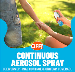 OFF! Insect Repellent Aerosol for Adults & Kids, Fragrance-Free Bug Spray 5oz