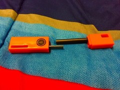 Fire Starter with Durable Construction and Lanyard for Camping Survival Orange