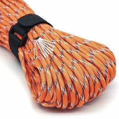 Survival Paracord Rope 100 Feet Fire Starter Parachute Cord 7-Strand Nylon wi…