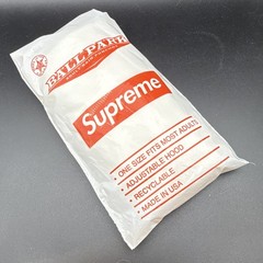 Supreme Ballpark Rain Poncho SS20A66 Adjustable Plastic White/Red Camping