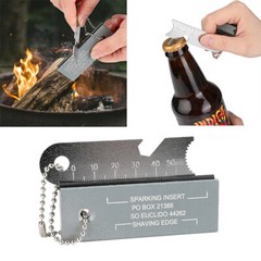 US Emergency Military Magnesium Rod Flint Fire Starter Striker Army Firestarter