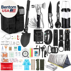 254 in 1 Survival Kit, First Aid Kit Survival for Outdoor Emergencies Includes H