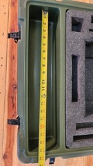 Military Plastic Weather Proof Hard Case 22x21x7 Hinged Lid Hardigg Pelican