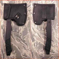 MASTER USA Thin Survival Hatchet Axe Nylon Sheath + Whistle Compass