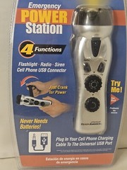 Ready America Emergency Power Station Flashlight Radio Siren Phone Charger NEW