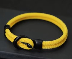 3 Pack Men’s Rope Bracelet Double Layer Paracord Outdoor Survival Camping 8 Inch