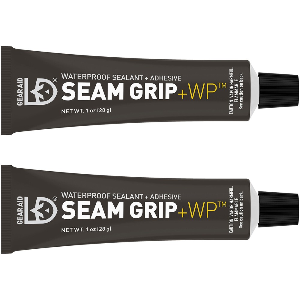 Gear Aid Seam Grip 1 oz. WP Waterproof Tent Sealant and Adhesive – 2-Pack