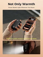 20000mAh Hand Warmers Rechargeable 2 Pack | ±0.5°F Precision | 72-Level Smart