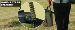 Nature Pioneer Green Paracord Handle 9.8 Inch