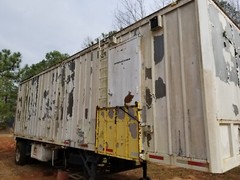 Construction prepper survival storage ham radio semi trailer generator a/c heat