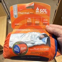 SOL Thermal Bivvy Emergency Sleeping Bag Waterproof Windproof Reflective 8.9 oz