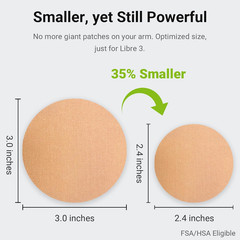 Libre 3 Sensor Covers Premium Pack, 25 Pcs Waterproof Adhesive Patches, 1 Pc …