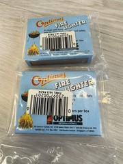 VINTAGE OPTIMUS FIRE LIGHTER MATCHES MADE IN SWEDEN Lot of 2
