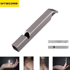 Nitecore NWS10 Outdoor Emergency Whistle TC4 Titanium Alloy Survival SOS 120db