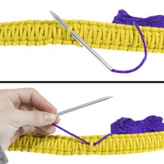 Aluminum 3 1/2 Inch Fid Stitching and Lacing Needle for Paracord Stainless Steel