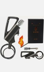 Keychain Bottle Opener Matchstick Fire Starter Kerosene Refillable Lighter