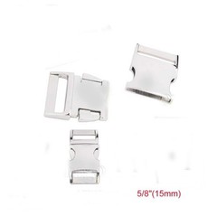 5x Metal Side Release Buckle 550 Paracord DIY Backpack Pet Collar Webbing Strap