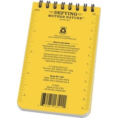 «Rite in the Rain» All-Weather Universal Notebook, Yellow, 3″ x 5″ #135 NEW
