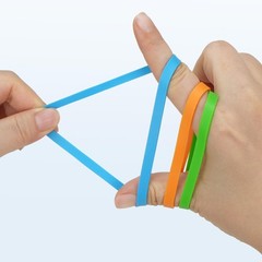 LotFancy Rubber Bands, Size 64 (3-1/2″ x 1/4″), 0.5 lb Approx 64, Multicolor
