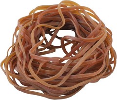 60 Pcs Large Rubber Bands Heavy Duty, Duty Trash Can Band, Yellow