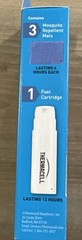 Thermacell Mosquito Repellent Refill 3 Mats 1 Cartridge Last 12 Hours New Sealed